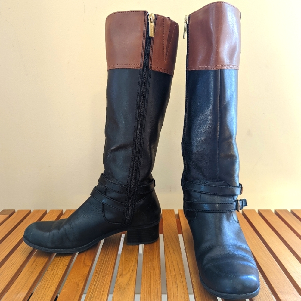 Two toned Bandolino Carlotta Riding Boots - 6.5